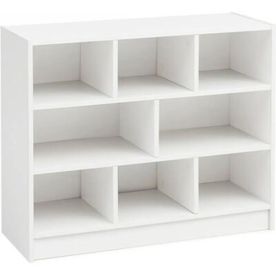Wohnling Weiß Schmal Bücherregal - Regal Wohnling Weiß Schmal Bücherregal - Regal