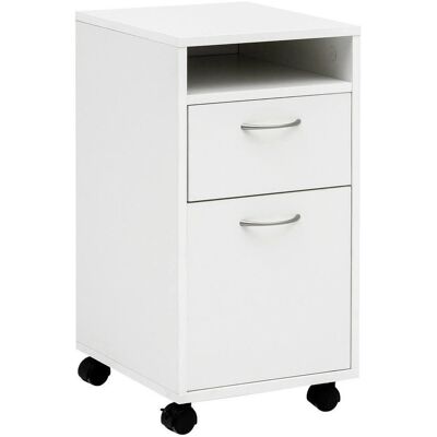 Wohnling Bianco 33x63x38cm Contenitore mobile - Storage Wohnling Bianco 33x63x38cm Contenitore mobile - Storage