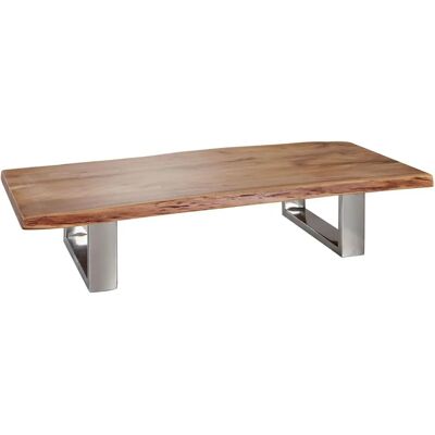 FineBuy Akazien Couchtisch - Handgefertigt, 115x25x58cm - Landhausstil FineBuy Akazien Couchtisch - Handgefertigt, 115x25x58cm - Landhausstil