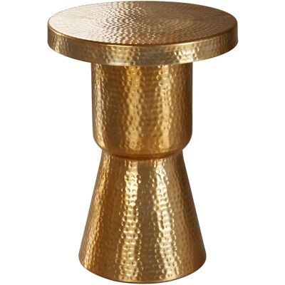 FineBuy Aluminium Beistelltisch - Elegantes Orientalisches Design FineBuy Aluminium Beistelltisch - Elegantes Orientalisches Design