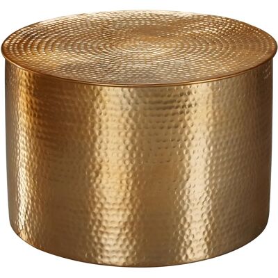 Table Basse Ronde en Aluminium FineBuy - Style Oriental Moderne - Publicité Table Basse Ronde en Aluminium FineBuy - Style Oriental Moderne - Publicité