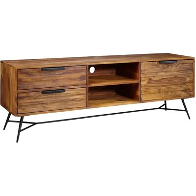 FineBuy NISHAN - Sheesham Lowboard - 160x54x40 cm - TV Möbel FineBuy NISHAN - Sheesham Lowboard - 160x54x40 cm - TV Möbel