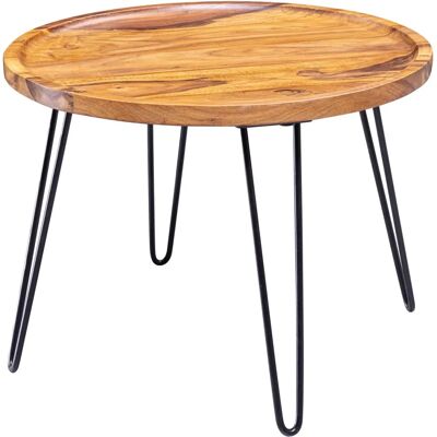 Wohnling Sheesham Couchtisch - Moderner Rundholztisch Wohnling Sheesham Couchtisch - Moderner Rundholztisch