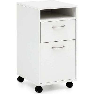 FineBuy Biały 33x63x38 cm Nowoczesny Kontener Biurowy FineBuy Biały 33x63x38 cm Nowoczesny Kontener Biurowy