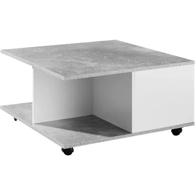 Table basse gris/blanc Wohnling - Mobilier de salon - Publicité Table basse gris/blanc Wohnling - Mobilier de salon - Publicité