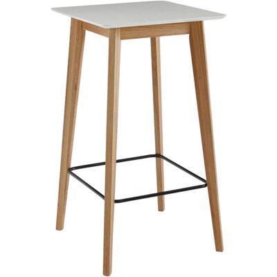 Wohnling Álló Asztal - 60x60x110 cm, Fehér, Skandináv Stílus - Álló Asztal Wohnling Álló Asztal - 60x60x110 cm, Fehér, Skandináv Stílus - Álló Asztal