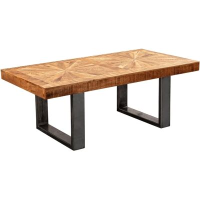 FineBuy Mango Massivholztisch - Industrielles Design FineBuy Mango Massivholztisch - Industrielles Design