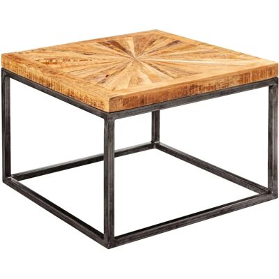 FineBuy Mangoholz Couchtisch - Industrielles Design FineBuy Mangoholz Couchtisch - Industrielles Design
