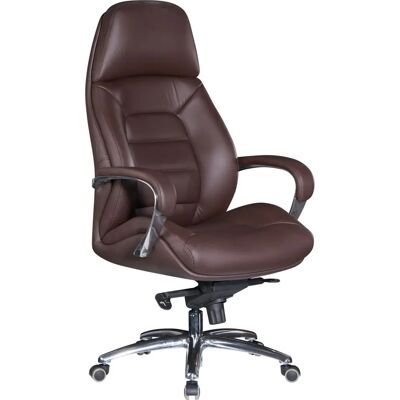 Amstyle Bürostuhl Braun Leder Ergonomisches Design - Bürostuhl Amstyle Bürostuhl Braun Leder Ergonomisches Design - Bürostuhl