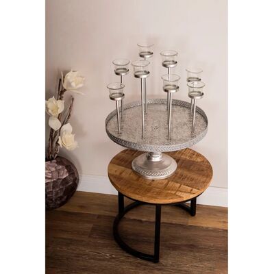 MYFLAIR MÖBEL & ACCESSOIRES Muki Silber Serviertablett MYFLAIR MÖBEL & ACCESSOIRES Muki Silber Serviertablett