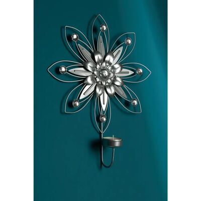 MYFLAIR Kerzenhalter Silber - 25,5cm x 5,5cm x 32cm - Modern Landhaus MYFLAIR Kerzenhalter Silber - 25,5cm x 5,5cm x 32cm - Modern Landhaus