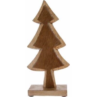 MYFLAIR MÖBEL & ACCESSOIRES Wooden Felt Christmas Tree - Decorative Figure MYFLAIR MÖBEL & ACCESSOIRES Wooden Felt Christmas Tree - Decorative Figure