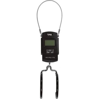 Cycplus Hangweegschaal - 50kg, Zwart, 0.02kg Nauwkeurigheid - Digitaal hulpmiddel Cycplus Hangweegschaal - 50kg, Zwart, 0.02kg Nauwkeurigheid - Digitaal hulpmiddel