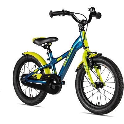 SCool XXlite alloy 16-1 - blau/Zitrone metallic - 24 cm - BMX Fahrrad SCool XXlite alloy 16-1 - blau/Zitrone metallic - 24 cm - BMX Fahrrad