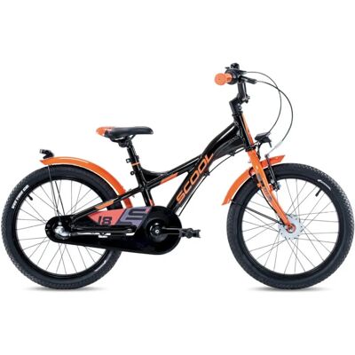 SCool - XXlite Street Alloy 18-3 - Schwarz/Orange - Bike SCool - XXlite Street Alloy 18-3 - Schwarz/Orange - Bike