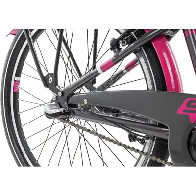 SCool - chiX twin 24-3S Nexus - dark grey/pink - Fahrrad SCool - chiX twin 24-3S Nexus - dark grey/pink - Fahrrad