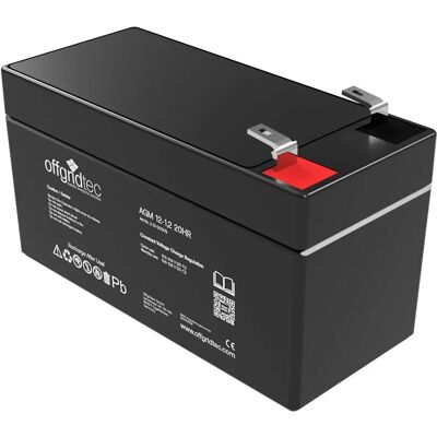 Batterie AGM OFFGRIDTEC 12V 1,2Ah Résistante aux Cycles - Batterie - Publicité Batterie AGM OFFGRIDTEC 12V 1,2Ah Résistante aux Cycles - Batterie - Publicité