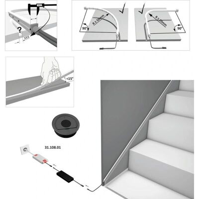 Halemeier Versa Super Plus 12 V 250 cm Neutralweiß Indoor - LED-Streifen Halemeier Versa Super Plus 12 V 250 cm Neutralweiß Indoor - LED-Streifen