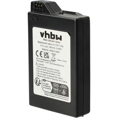 batterie vhbw pour PSP Sony - Remplacement haute capacité pour PSP-1000, G1, KCW - Accessoire console de jeu - Publicité batterie vhbw pour PSP Sony - Remplacement haute capacité pour PSP-1000, G1, KCW - Accessoire console de jeu - Publicité