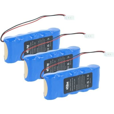 vhbw Batería K10 D14 K8 K12 K17 - 3x 3000mAh NiMH - Sin color/Batería interna vhbw Batería K10 D14 K8 K12 K17 - 3x 3000mAh NiMH - Sin color/Batería interna