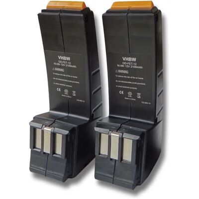 vhbw 2x Reemplazo de batería para Festo / Festool - Batería, 12V, 2100mAh vhbw 2x Reemplazo de batería para Festo / Festool - Batería, 12V, 2100mAh