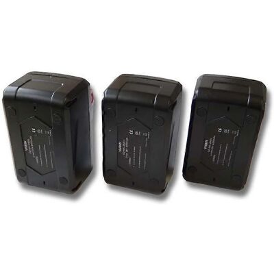 vhbw 3x Batteria per attrezzi Milwaukee - Li-Ion 28V 3000mAh vhbw 3x Batteria per attrezzi Milwaukee - Li-Ion 28V 3000mAh