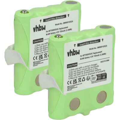 Bateria vhbw DeTeWe Outdoor 8000 - 700mAh NiMH Interna Bateria vhbw DeTeWe Outdoor 8000 - 700mAh NiMH Interna