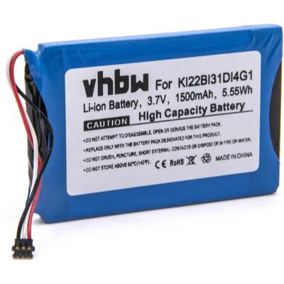 Batteria VHBW Garmin Nüvi 2689LMT - 1500mAh GPS Batteria VHBW Garmin Nüvi 2689LMT - 1500mAh GPS