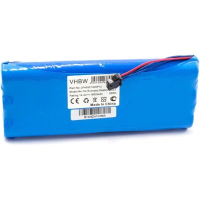 vhbw Batteria Ecovacs Deebot - 1800mAh, NiMH, 14.4V - Aspirapolvere vhbw Batteria Ecovacs Deebot - 1800mAh, NiMH, 14.4V - Aspirapolvere