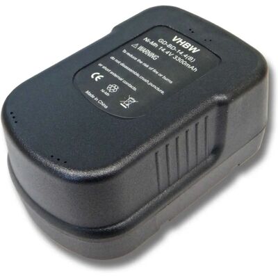 Batteria vhbw Black & Decker - 14.4V 3300mAh NiMH - Batteria compatibile per utensili elettrici Batteria vhbw Black & Decker - 14.4V 3300mAh NiMH - Batteria compatibile per utensili elettrici