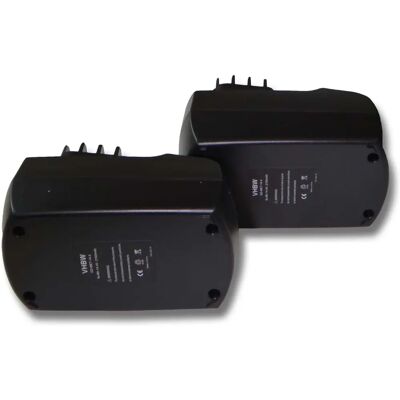 vhbw Batteria NiMH 14.4V - 2x 2100mAh - Nero vhbw Batteria NiMH 14.4V - 2x 2100mAh - Nero