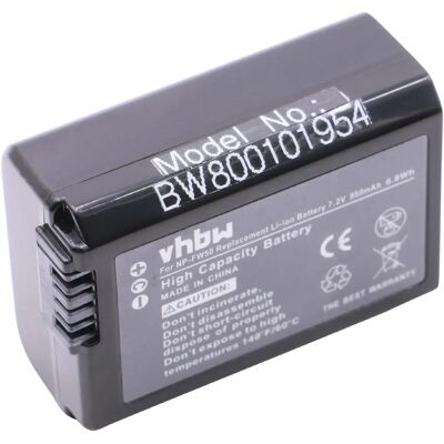 batterie pour appareil photo vhbw pour Sony Alpha NEX - Capacité élevée Li-Ion batterie pour appareil photo vhbw pour Sony Alpha NEX - Capacité élevée Li-Ion