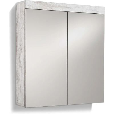 trendteam Canyon Wit Vintage Badkamer Spiegelkast - 72x79cm trendteam Canyon Wit Vintage Badkamer Spiegelkast - 72x79cm
