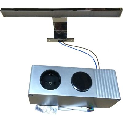 TRENDTEAM LED Spiegelleuchte - 18 Flammen, 30cm, Weiß TRENDTEAM LED Spiegelleuchte - 18 Flammen, 30cm, Weiß