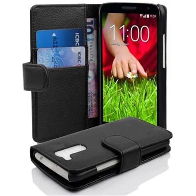 Cadorabo schwarze Oxid LG G2 MINI Buchhülle Cadorabo schwarze Oxid LG G2 MINI Buchhülle