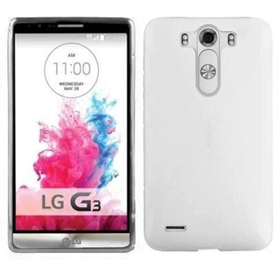 Cadorabo LG G3 TPU Schutzhülle - X-Line Design Halbe Transparent Cadorabo LG G3 TPU Schutzhülle - X-Line Design Halbe Transparent