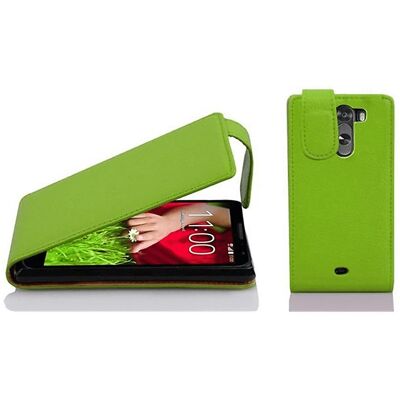 Cadorabo LG G2 Mini Flip Hülle - Strukturiertes Oberflächen Grün Cadorabo LG G2 Mini Flip Hülle - Strukturiertes Oberflächen Grün