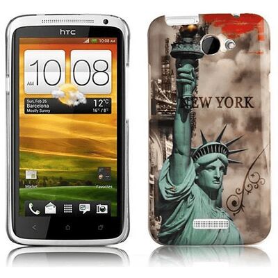 Cadorabo HTC ONE X / X+ Hülle Schutz Hülle NEW YORK - FREIHEITSSTATUE Cadorabo HTC ONE X / X+ Hülle Schutz Hülle NEW YORK - FREIHEITSSTATUE