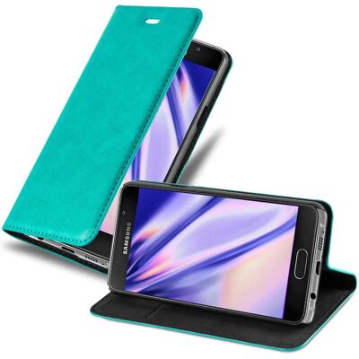 Funda Libro para Samsung Galaxy A5 2016 en Turquesa con Soporte y Tarjetero Funda Libro para Samsung Galaxy A5 2016 en Turquesa con Soporte y Tarjetero