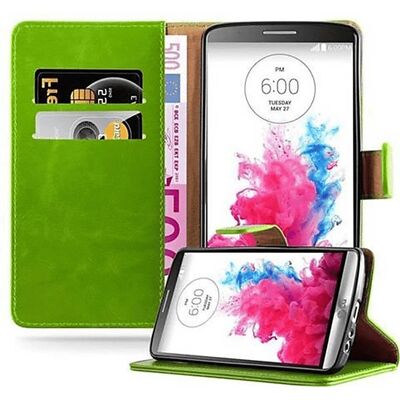 Cadorabo Grüne Lederbuch-Style Handytasche - Für LG G3 Cadorabo Grüne Lederbuch-Style Handytasche - Für LG G3