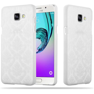 Cadorabo Weiße Paisley Galaxy A5 2016 Hartschale - Handyhülle Cadorabo Weiße Paisley Galaxy A5 2016 Hartschale - Handyhülle