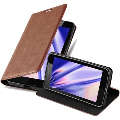 Coque Nokia Lumia 640 - Étui avec Fonction Support et Porte-cartes - Marron Cappuccino - Publicité Coque Nokia Lumia 640 - Étui avec Fonction Support et Porte-cartes - Marron Cappuccino - Publicité