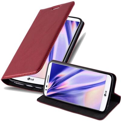 Étui Cadorabo pour LG G2 - Protection avec Support et Porte-cartes - Rouge - Publicité Étui Cadorabo pour LG G2 - Protection avec Support et Porte-cartes - Rouge - Publicité