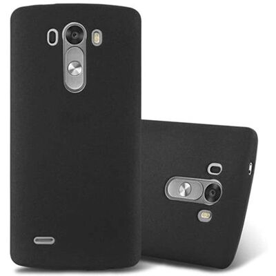 Cadorabo LG G3 Hülle Frost Schwarz Cadorabo LG G3 Hülle Frost Schwarz