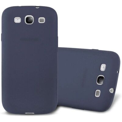 Cadorabo Dark Blue Frost TPU Case for Samsung Galaxy S3/S3 NEO Cadorabo Dark Blue Frost TPU Case for Samsung Galaxy S3/S3 NEO