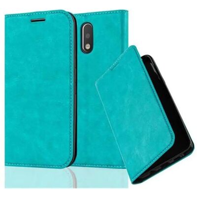 Cadorabo Motorola G4 / G4 PLUS Hülle - Petrol Türkis Cadorabo Motorola G4 / G4 PLUS Hülle - Petrol Türkis