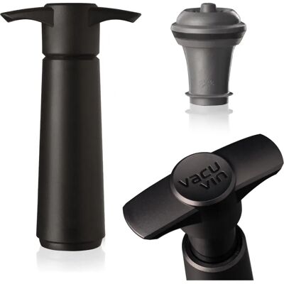 Vacu Vin Black 1 Wine Stopper Pump - Wine Pump Vacu Vin Black 1 Wine Stopper Pump - Wine Pump