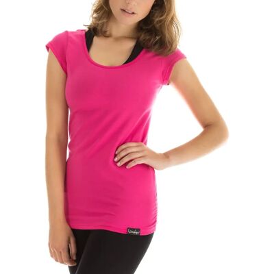 WINSHAPE WTR4 Pink Kurzarm-T-Shirt - T-Shirt WINSHAPE WTR4 Pink Kurzarm-T-Shirt - T-Shirt