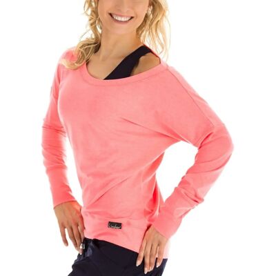Maglietta Oversize Winshape WS2 - Collo a U, Rosso, Casuale Maglietta Oversize Winshape WS2 - Collo a U, Rosso, Casuale