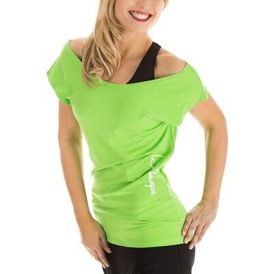 Maglietta Oversize WINSHAPE Verde XS - Stile Danza Maglietta Oversize WINSHAPE Verde XS - Stile Danza